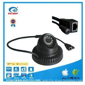 Megapixel Dome Camera CCTV Wired with H.264 compression
